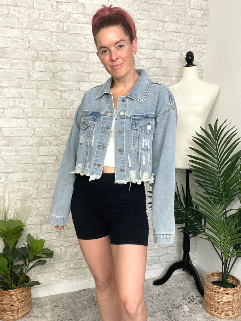 Have A Nice Day Denim Jacket