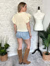 Frances Knit Frill Top