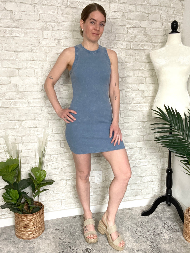 Patricia Bodycon Dress Blue