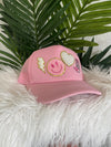 Western Sparkle Vibes Trucker Hat - Pink