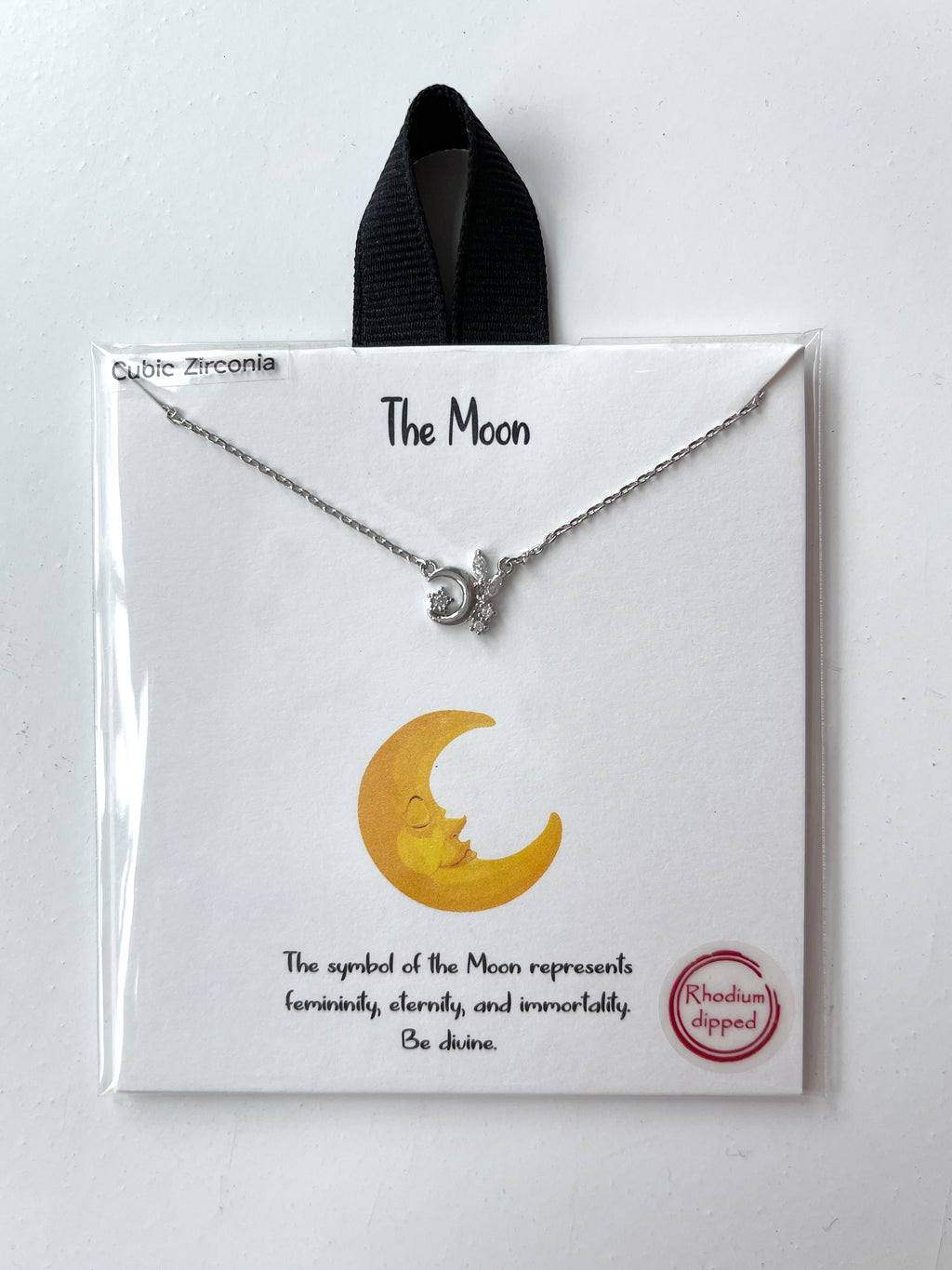 Mini Moon Pendant Silver