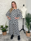 Becka Black+White Checker Set Top