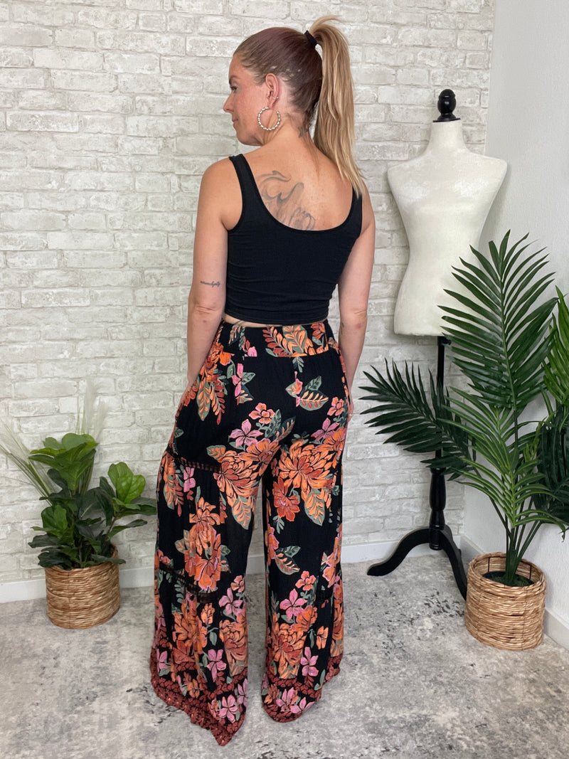 Ginger Floral Print Pants
