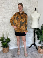 Rustic Petal Button Up
