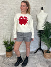 Pinchy Crab Sweater White