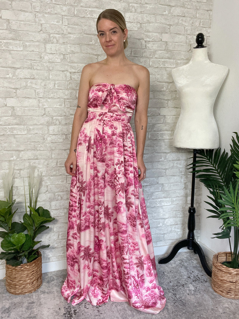 Pink Palms Jumpsuit