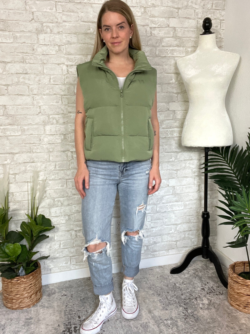 Meadowlark Vest Sage Green
