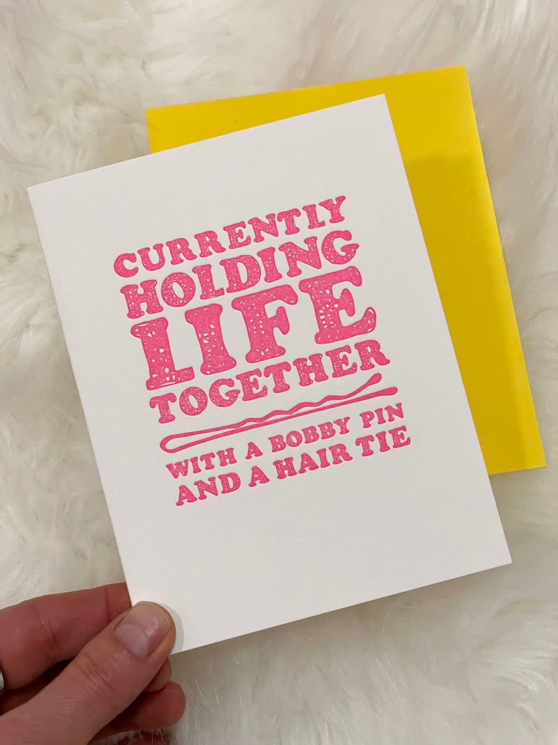 Holding Life Together Card