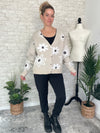 Daisy Dreamer Floral Cardigan Beige