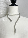 Bendable Wrapped Snake - Necklace/Bracelet Silver