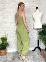 Quinn Pistachio Jumpsuit