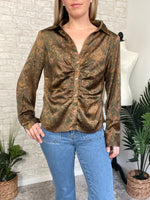 Eliza Victorian Garden Button Up