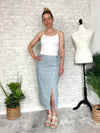 Rhonda Denim Stripe Skirt