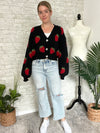 Summer Berry Cardigan Black