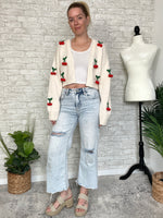 Cream Bauble Cherry Cardigan
