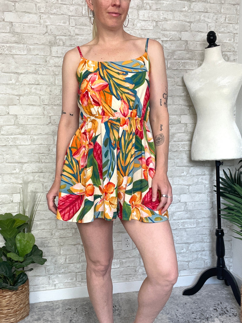 Mead Jungle Print Romper