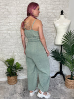 Sage Gauze Jumpsuit