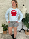 Pinchy Crab Sweater Blue