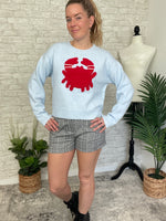Pinchy Crab Sweater Blue