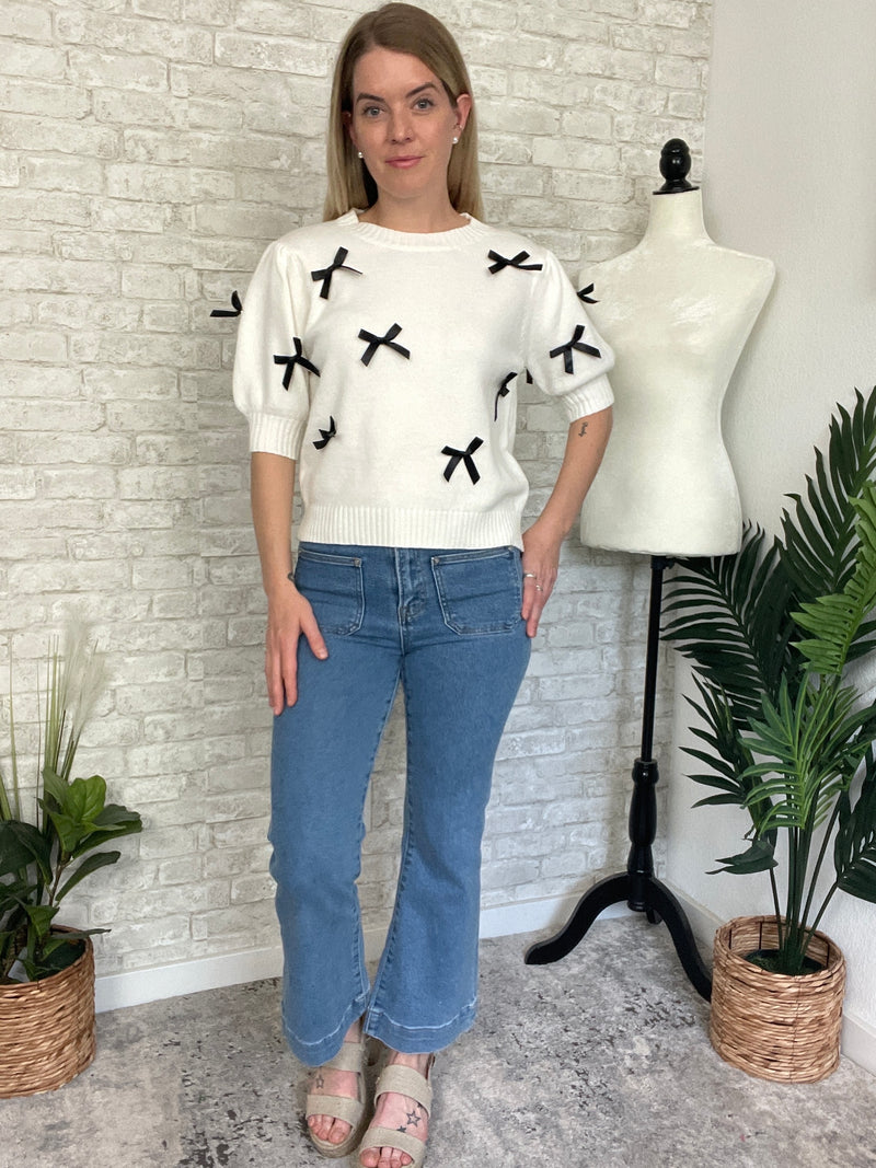 Blair Bow Knit Top
