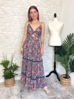 Mason Twist Maxi Blue/Ginger Floral Combo