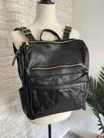 Brielle Convertible Backpack Black