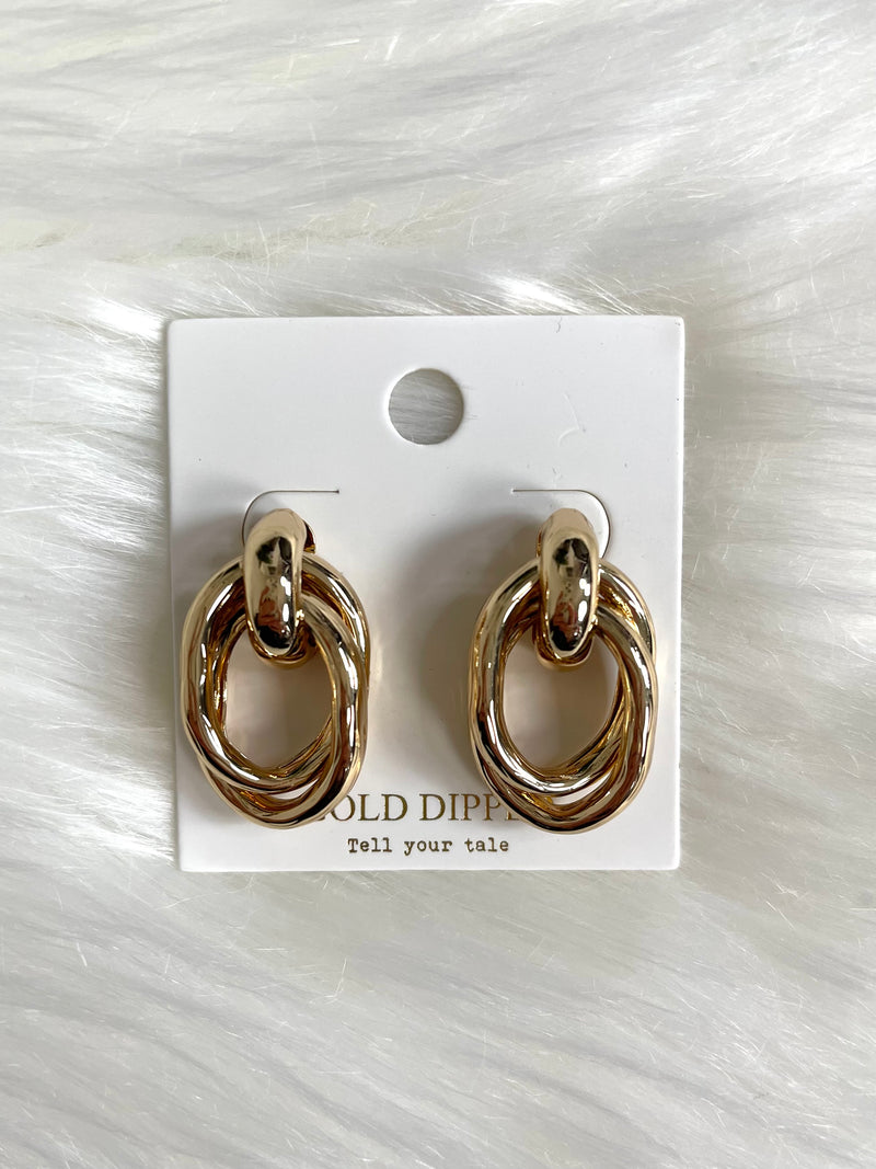 Sydney Knotted Earring Gold