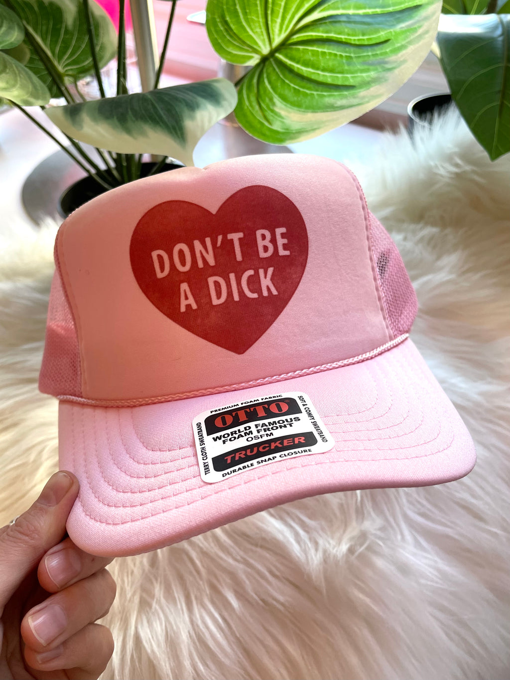 Don't Be A Dick Hat Pink