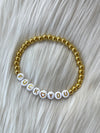 Gold Fill Fuck You Bracelet