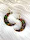 New Moon Floral Sunshine Earrings