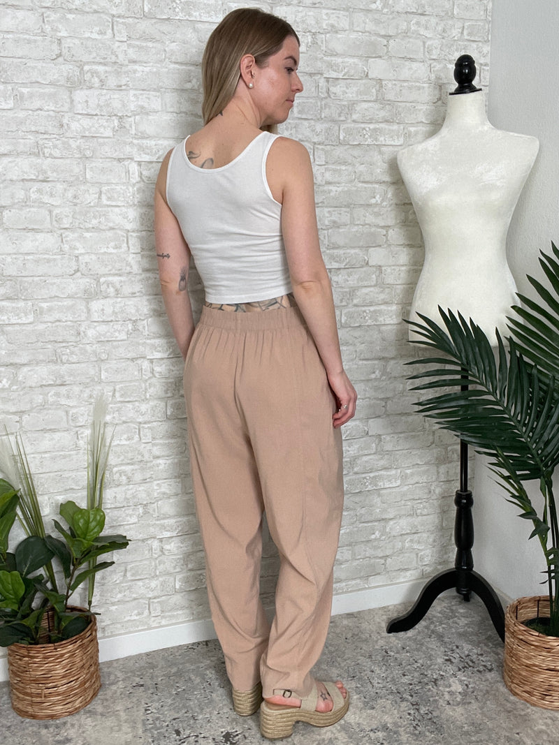 Shelly Lightweight Lounge Pant Tan
