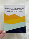 Shit Your Pants Card