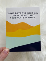 Shit Your Pants Card