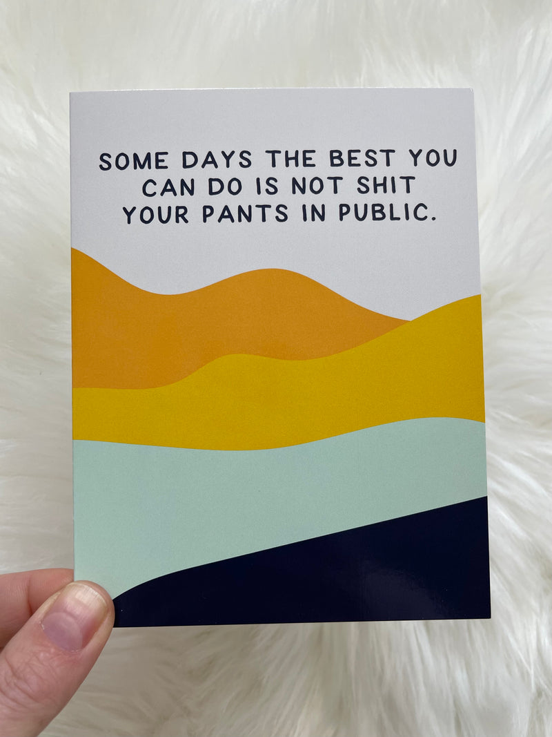 Shit Your Pants Card