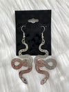 Serpent Slither Earring Silver