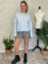 Deux Swan Sweater Blue