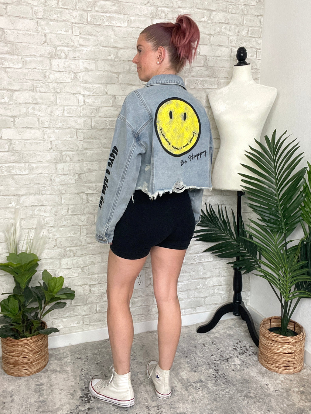 Have A Nice Day Denim Jacket