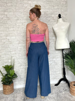 Lucela Super Wide Leg Dark Denim