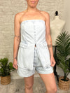 Rhonda Strapless Denim Top
