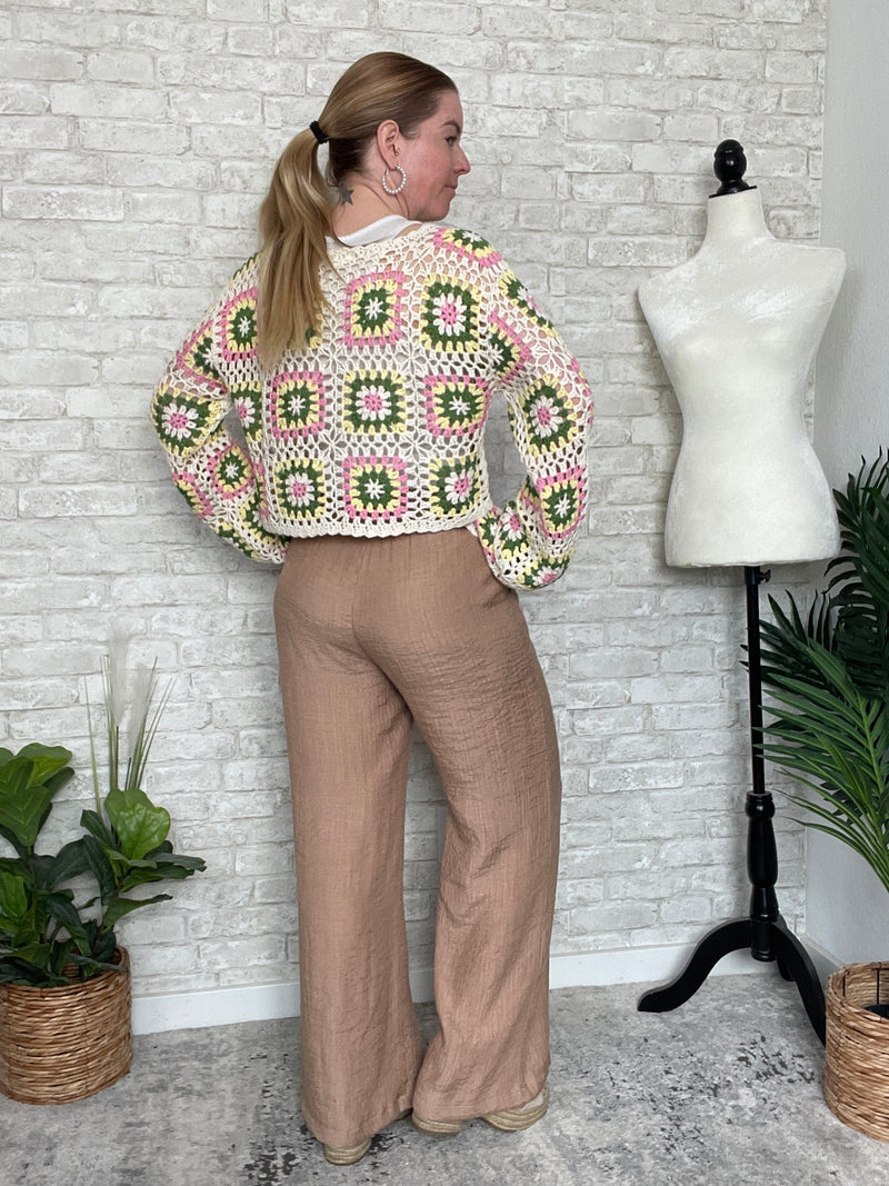 Luna Crochet Top Cream