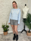 Deux Swan Sweater Blue