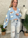 Over The Rainbow Cardigan Blue