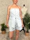 Rhonda Strapless Denim Top