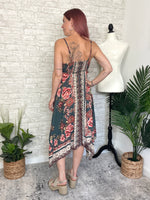Penny Teal Hanky Dress