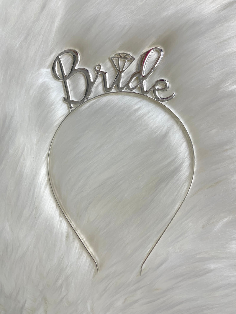 Bride Headband/Tiara Silver