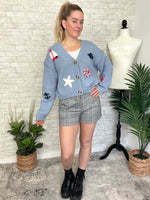 Out To Sea Cardigan Blue