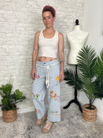 Ollie Floral Embroidered Pants