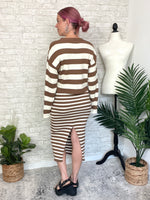 Devon Sweater Set - Cardigan Brown