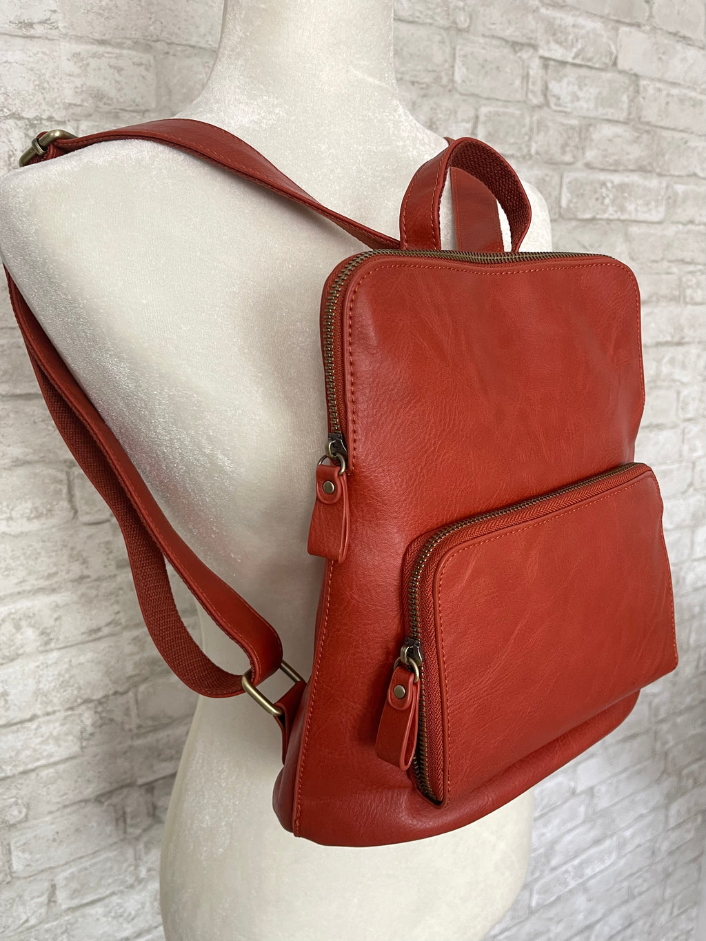 Julia Mini Backpack Terracotta