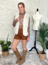 Rochelle Fuzzy Vest Cream
